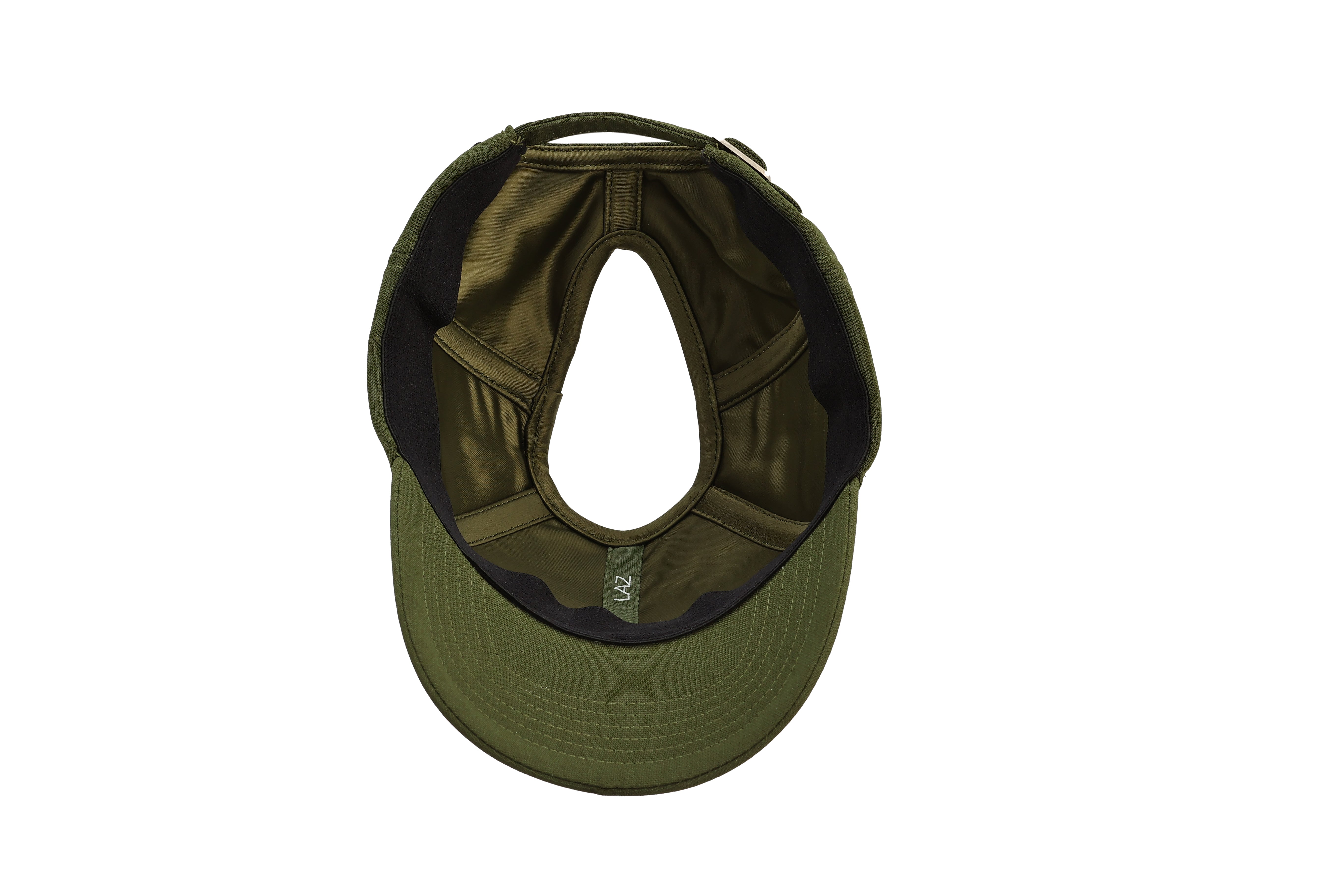 LAZ: Satin-Lined High Ponytail Hat for Textured Hair