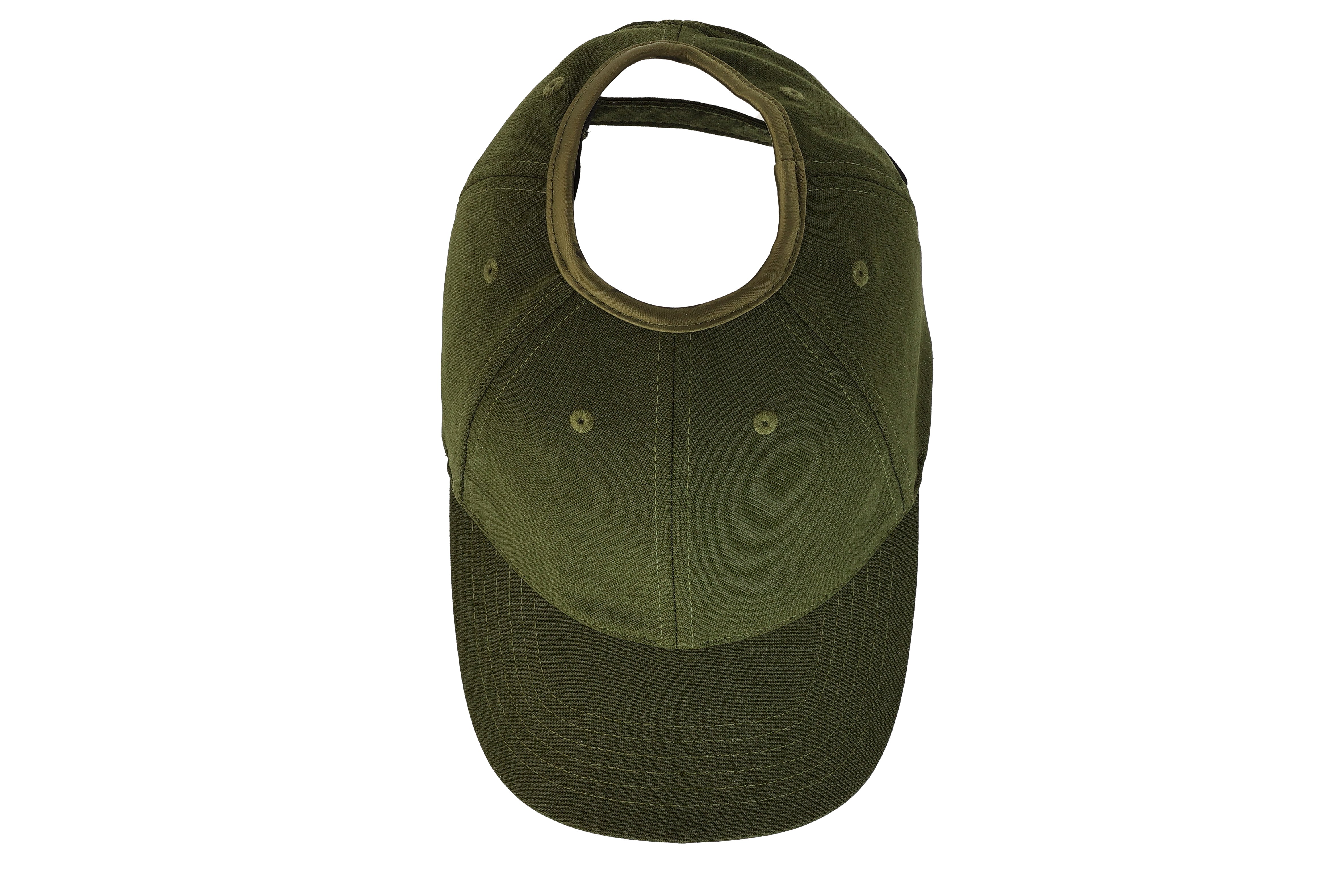 LAZ: Satin-Lined High Ponytail Hat for Textured Hair