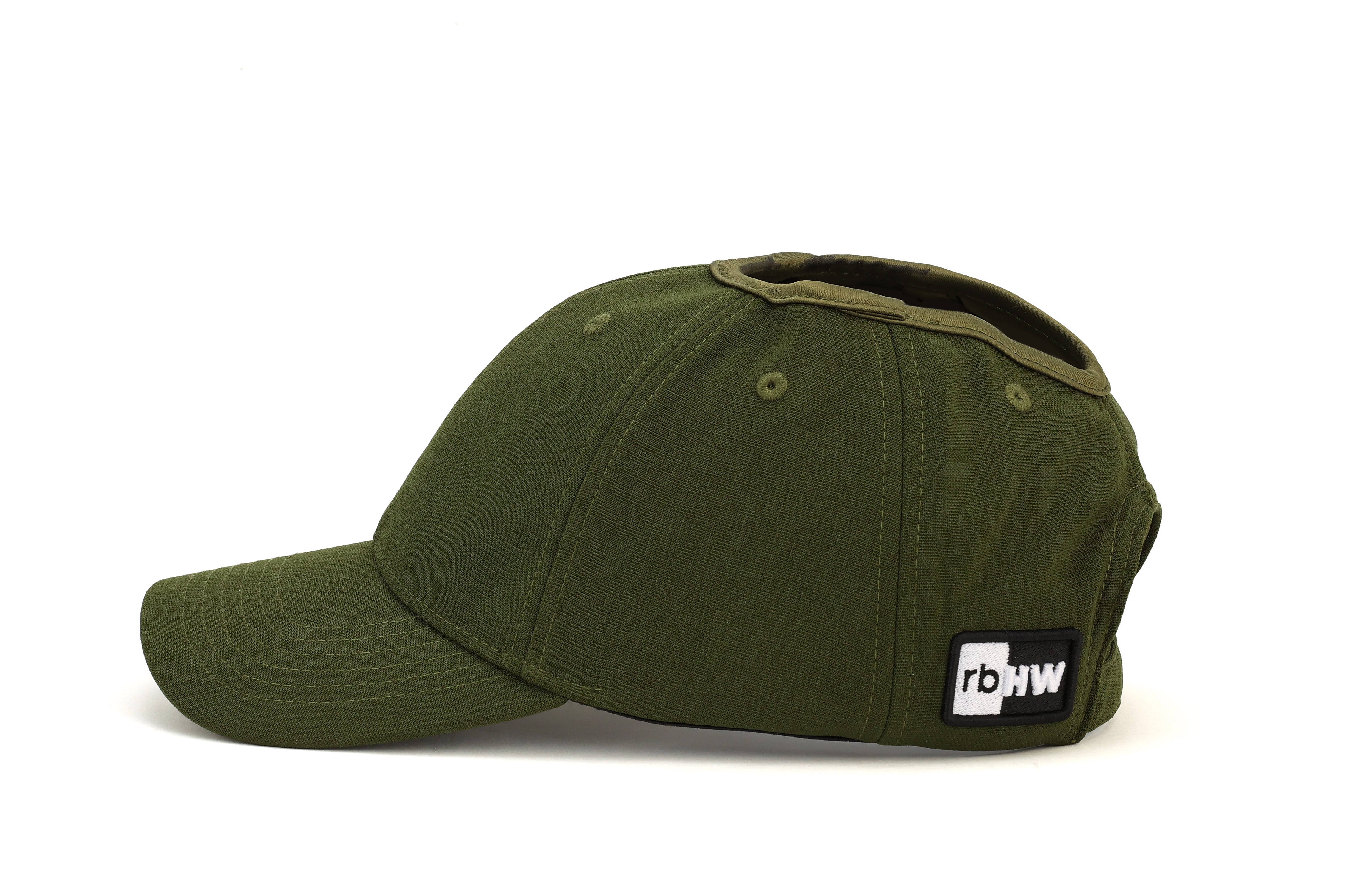 LAZ: Satin-Lined High Ponytail Hat for Textured Hair