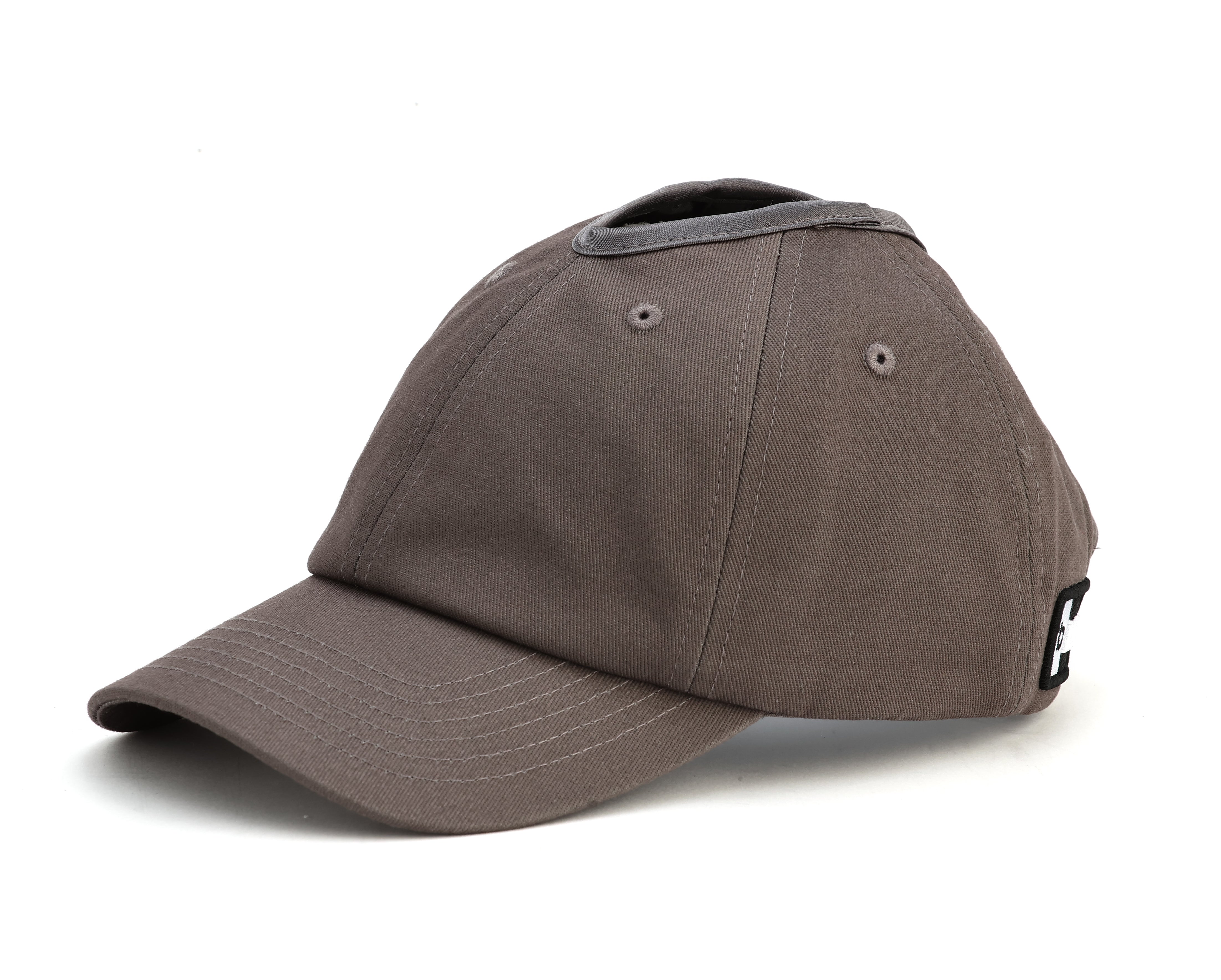 PNT: satin-lined high ponytail hat for women