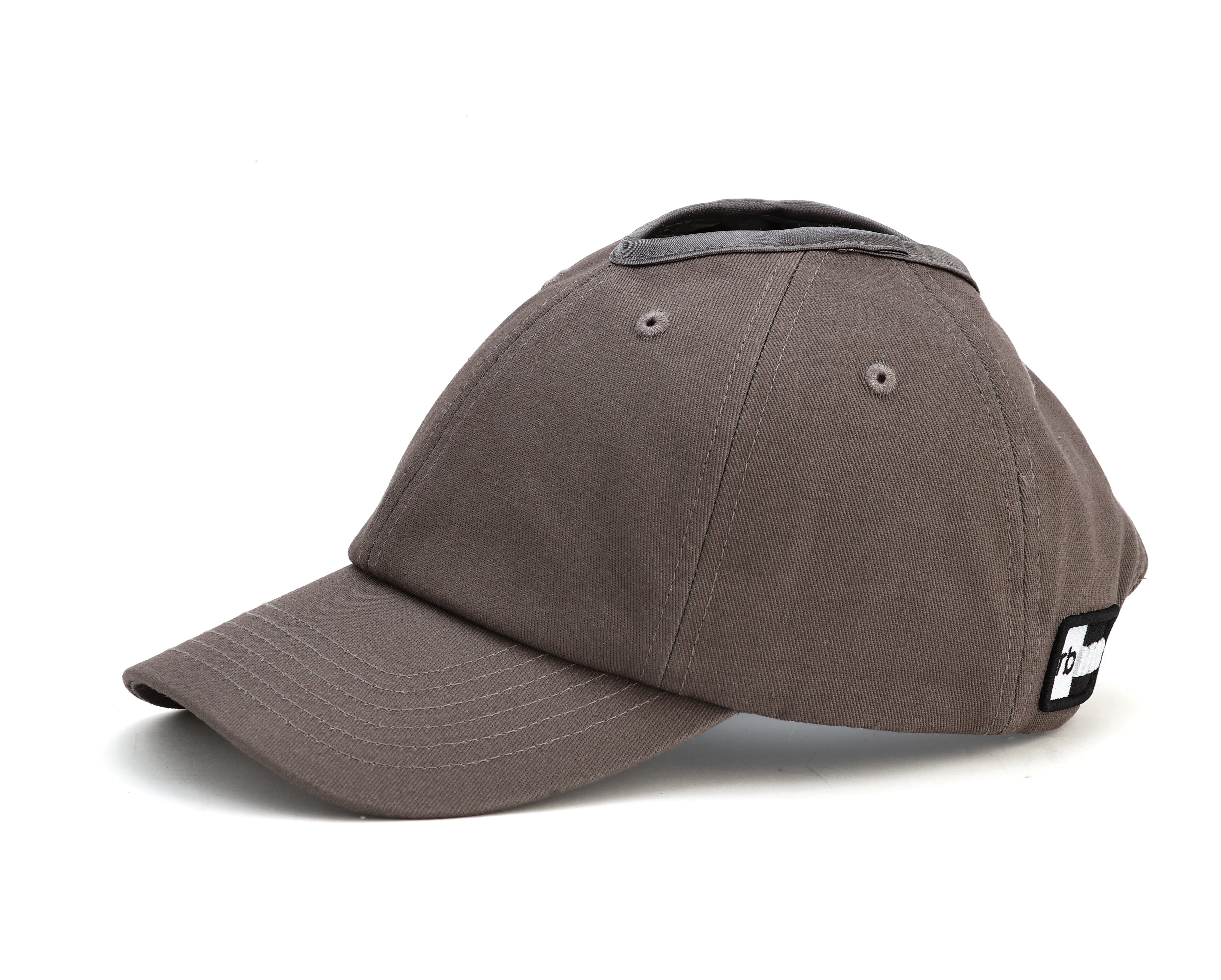 PNT: satin-lined high ponytail hat for women