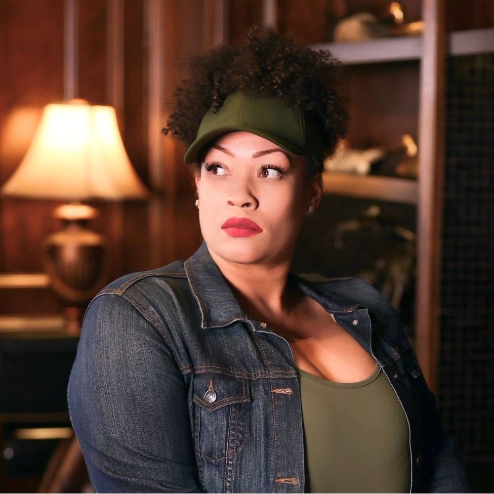 LAZ: Satin-Lined High Ponytail Hat for Textured Hair