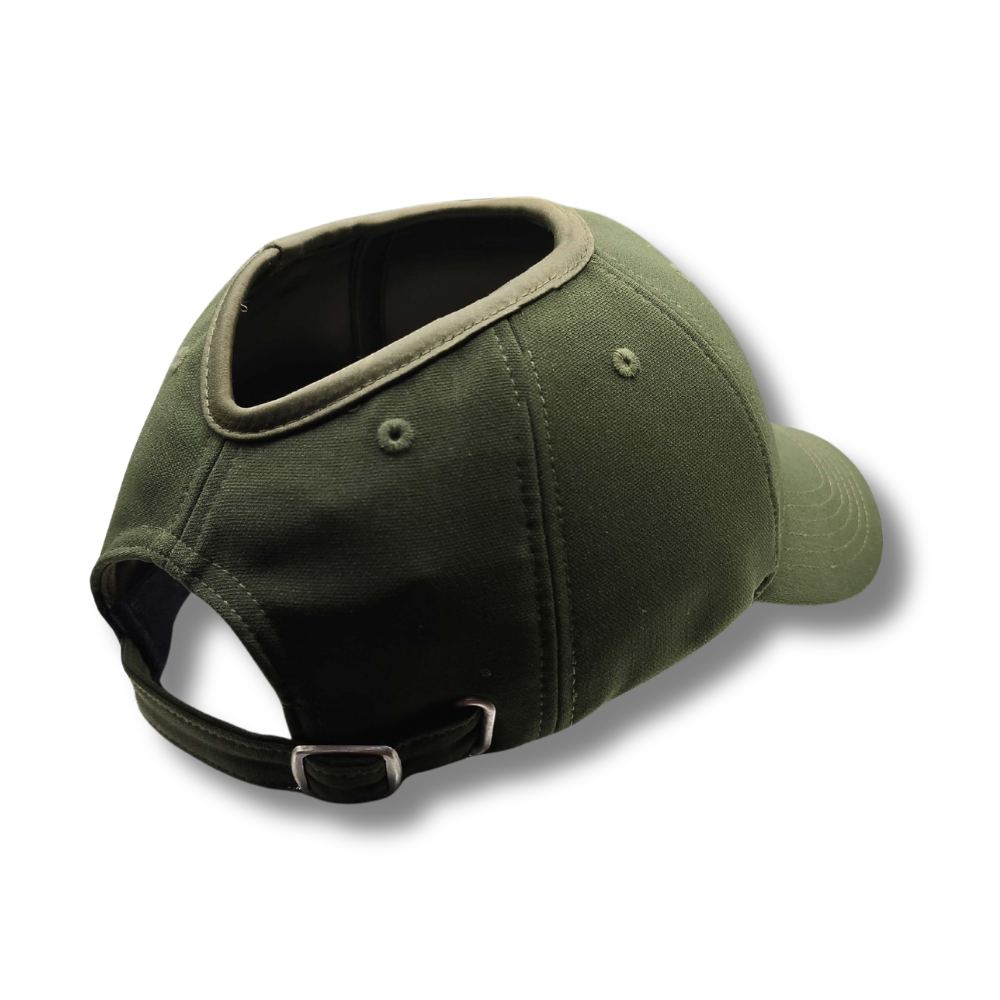 LAZ: Satin-Lined High Ponytail Hat for Textured Hair