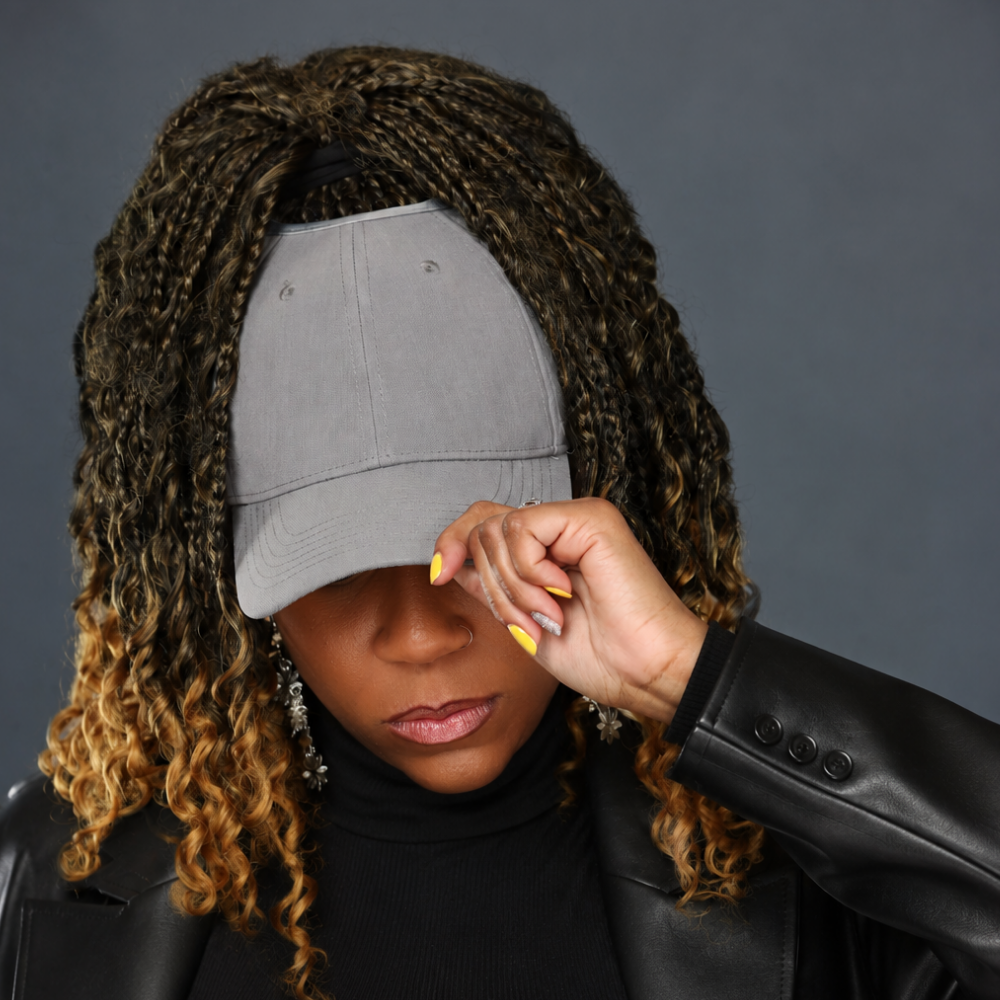 LAZ: Satin-Lined High Ponytail Hat for Textured Hair