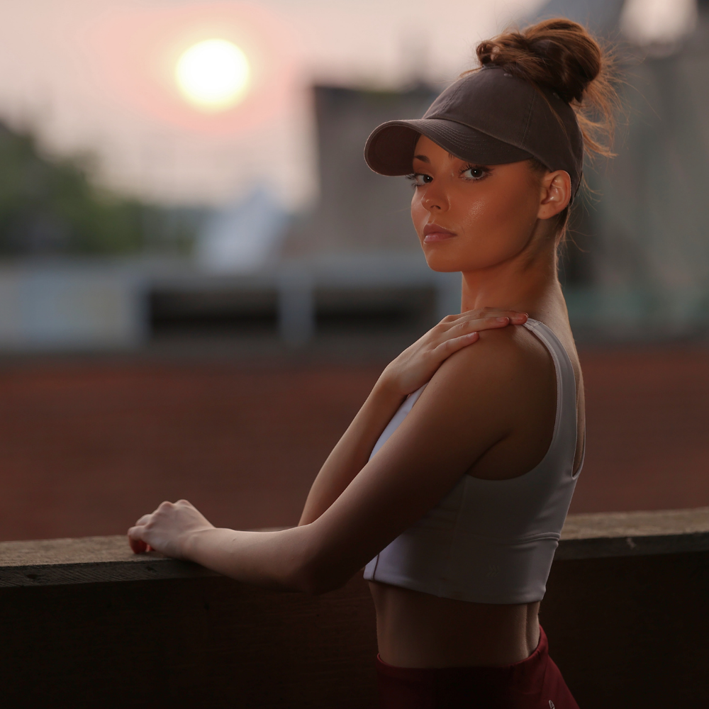 PNT: Satin-Lined High Ponytail Hat for Women