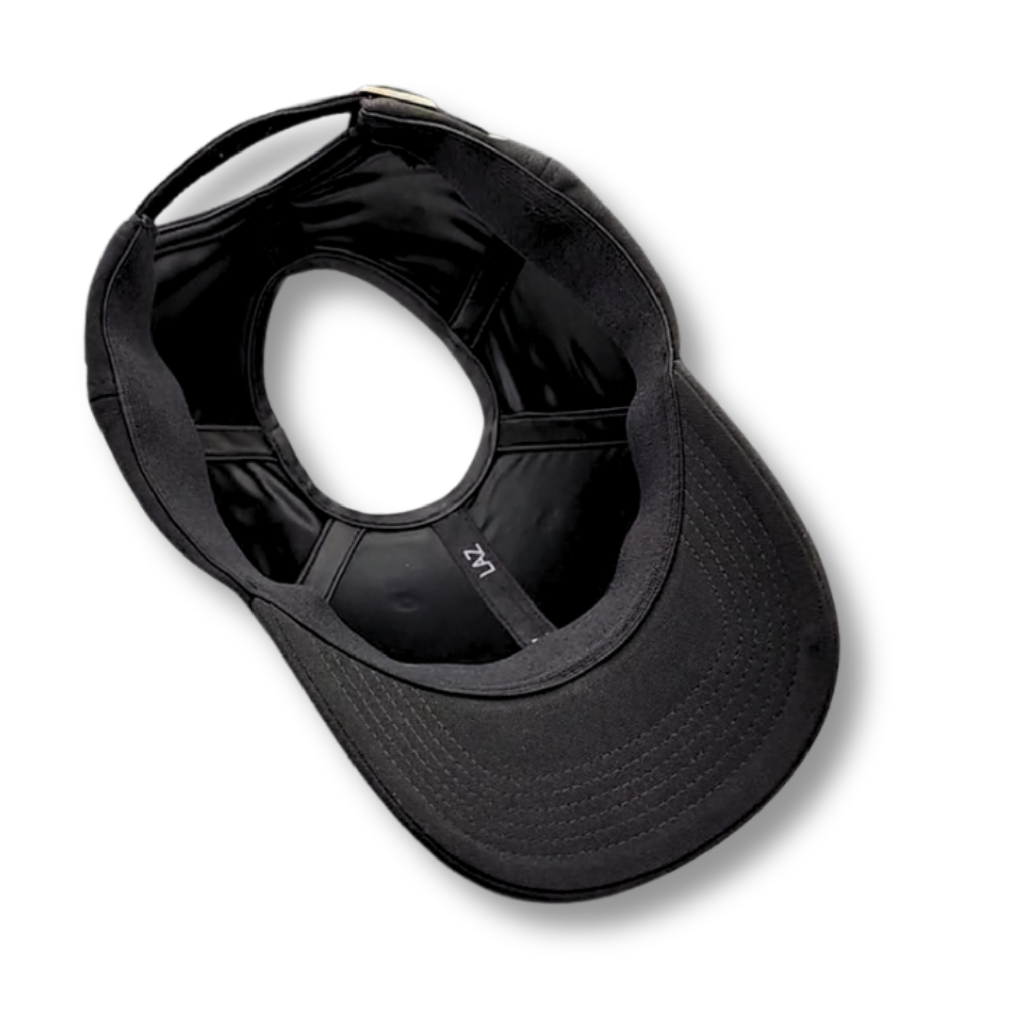 LAZ: Satin-Lined High Ponytail Hat for Textured Hair