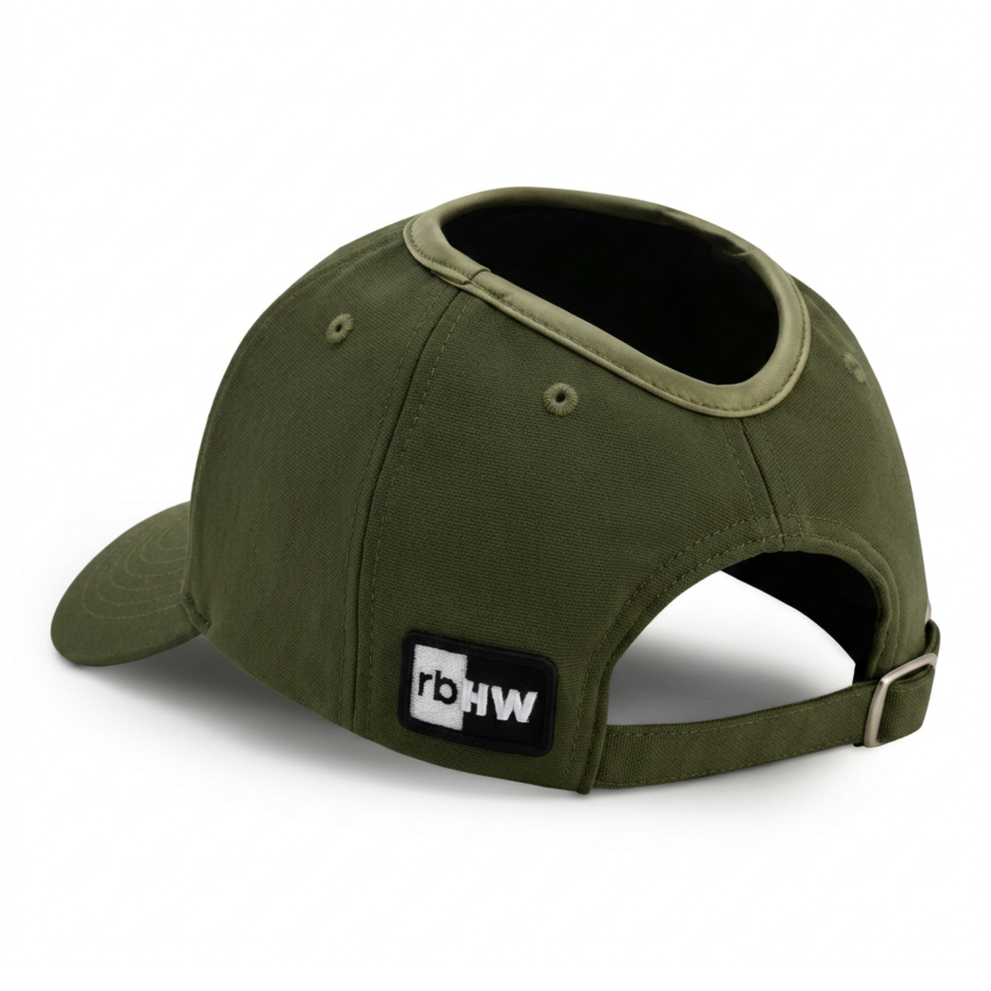 LAZ: Satin-Lined High Ponytail Hat for Textured Hair