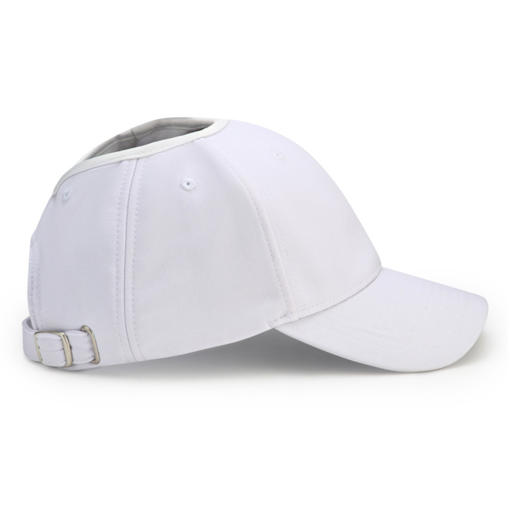 UEL LAZ: Satin-Lined High Ponytail Hat for Textured Hair