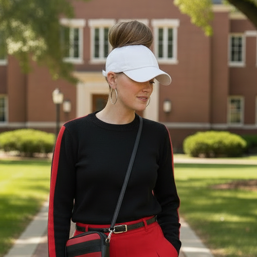 PNT: Satin-Lined High Ponytail Hat for Women