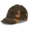 PNT CAMO satin lined ponytail hat for women (12) rosebloom headwear satin lined ponytail hat for women with crown height hair opening shown from an angle