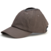 PNT GRAY satin lined ponytail hat for women (4) rosebloom headwear satin lined ponytail hat for women with crown height hair opening shown from the right