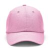 satin lined University of Utah hat for hair loss