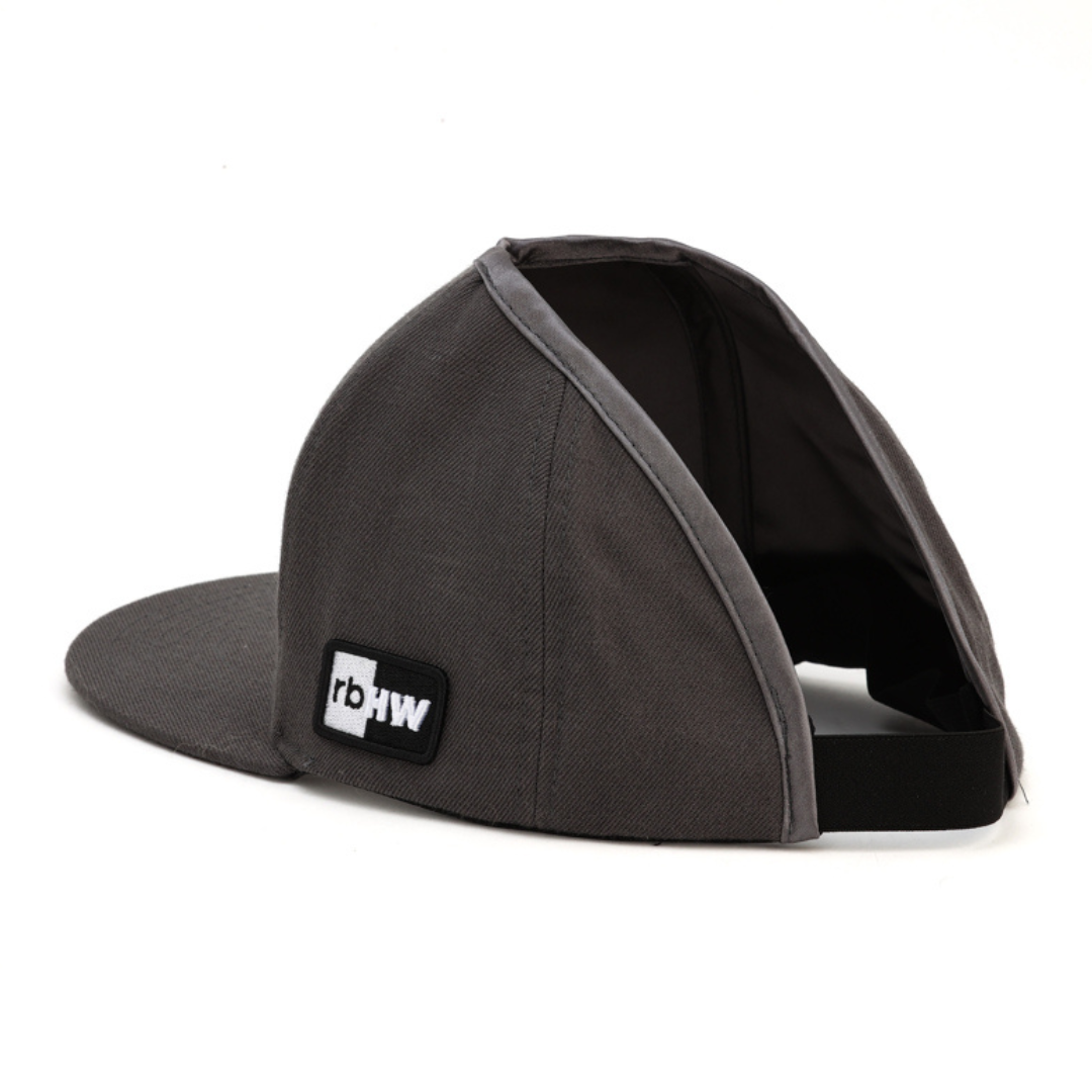 rosebloom headwear GZO STRECH satin lined XL ponytail hat for textured hair and locs