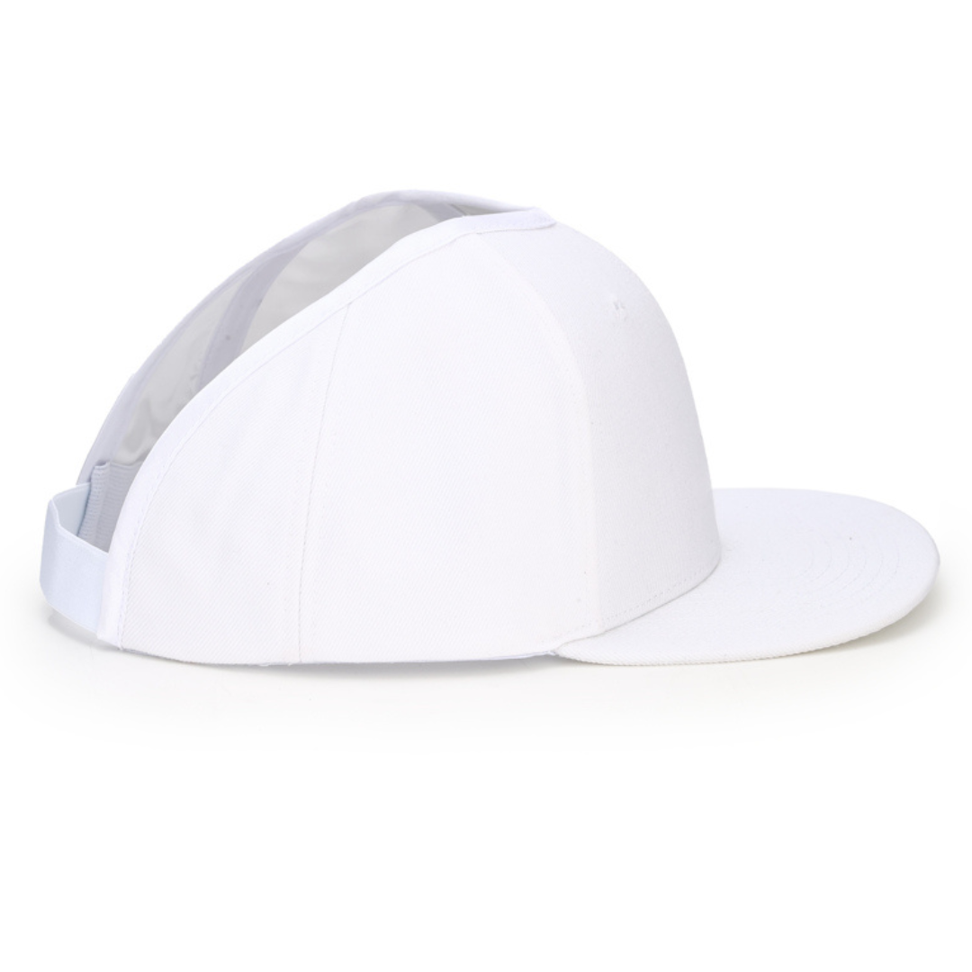 rosebloom headwear GZO STRECH satin lined XL ponytail hat for textured hair and locs